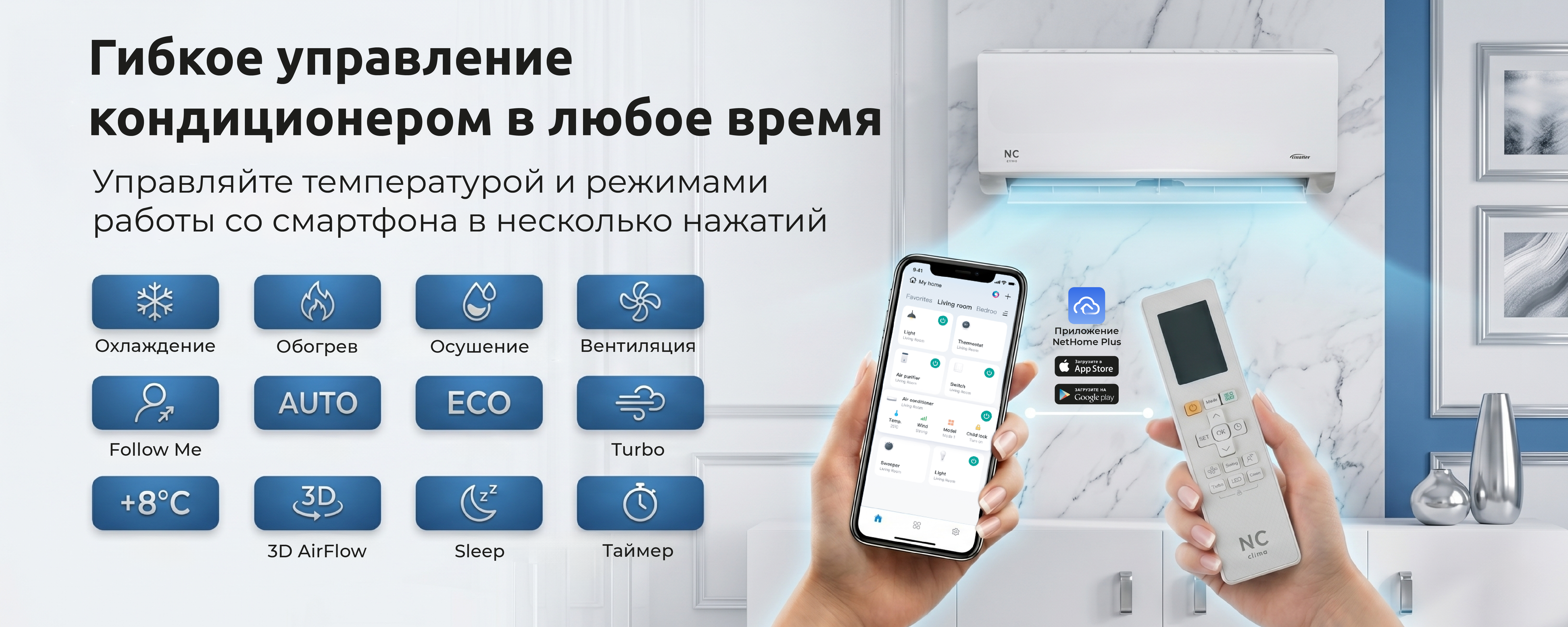 Wi-Fi Ready в Nc-clima Skycold NS/NU-12EHBIw1