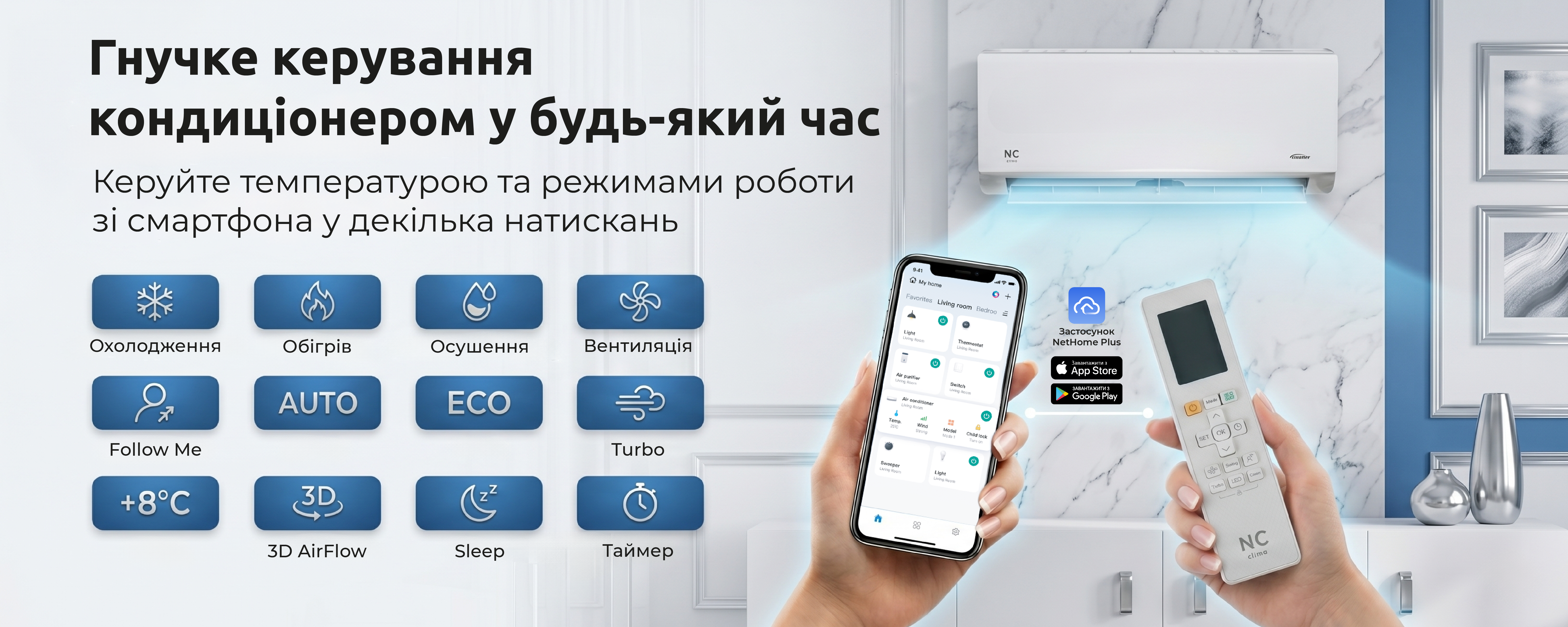 Wi-Fi Ready в Nc-clima Skycold NS/NU-12EHBIw1
