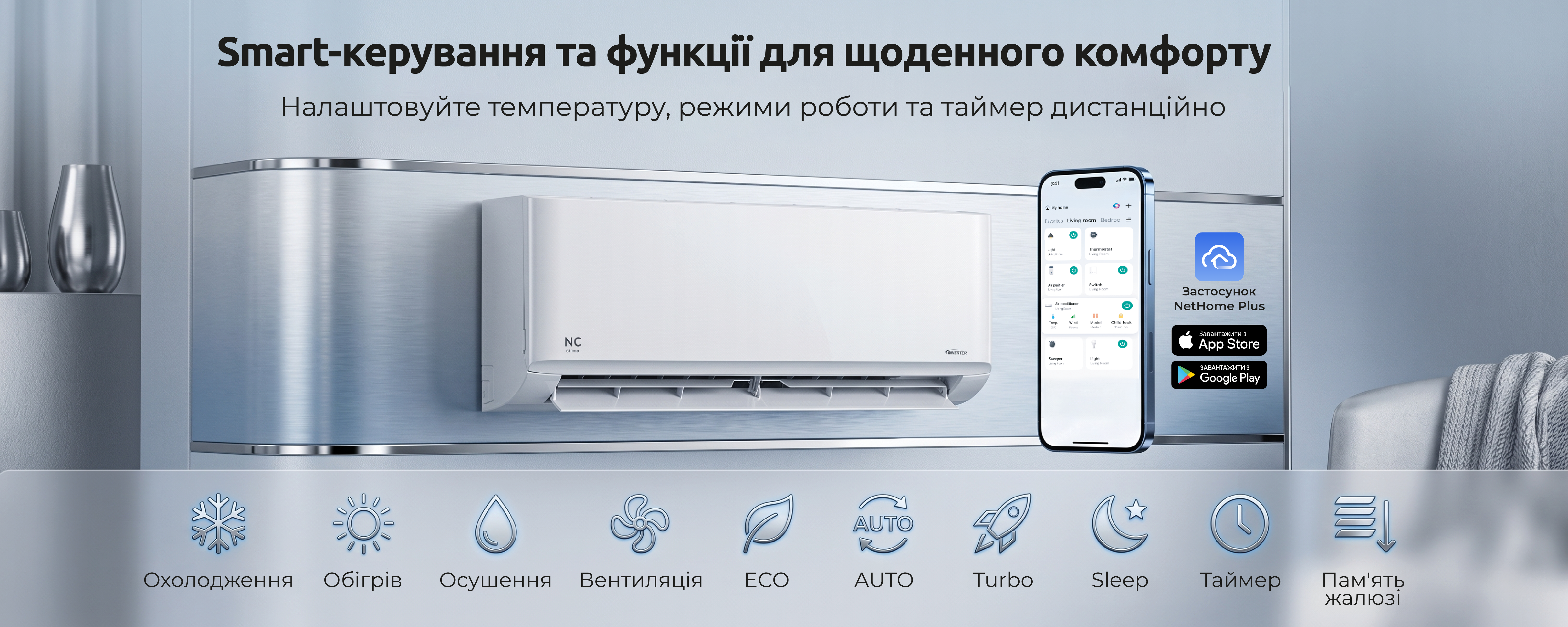 Wi-Fi Ready в Nc-clima Skycold NS/NU-12EHBIw1